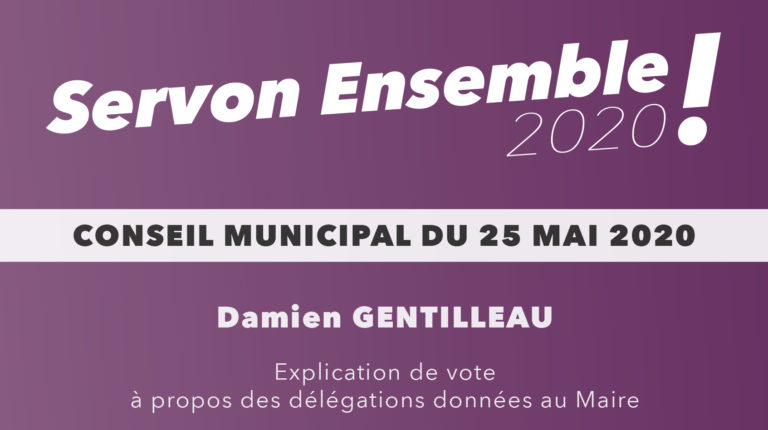 Lire la suite à propos de l’article Retour sur le conseil municipal du 25/5/2020