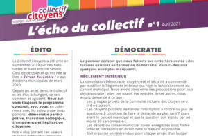 Lire la suite à propos de l’article L’écho du collectif n°1