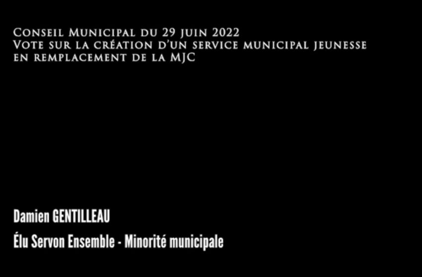 Conseil municipal du 29 juin 2022
