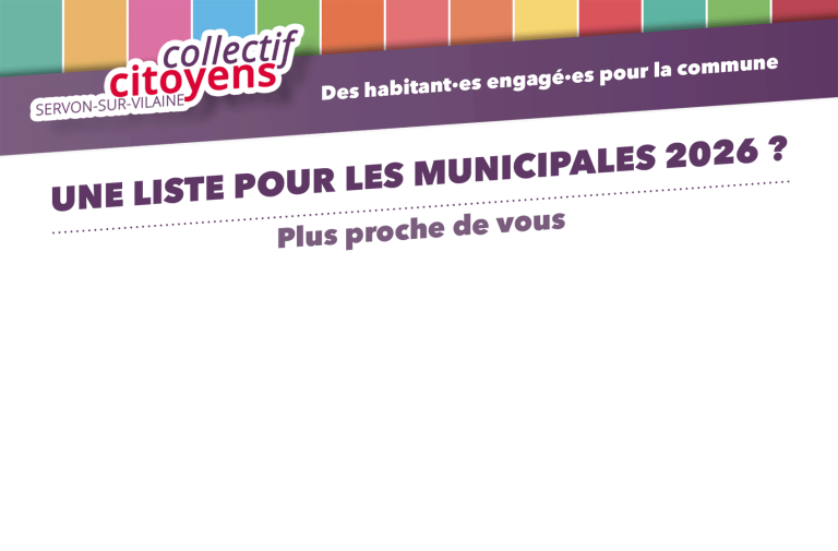 Lire la suite à propos de l’article Une liste pour les municipales 2026 ?